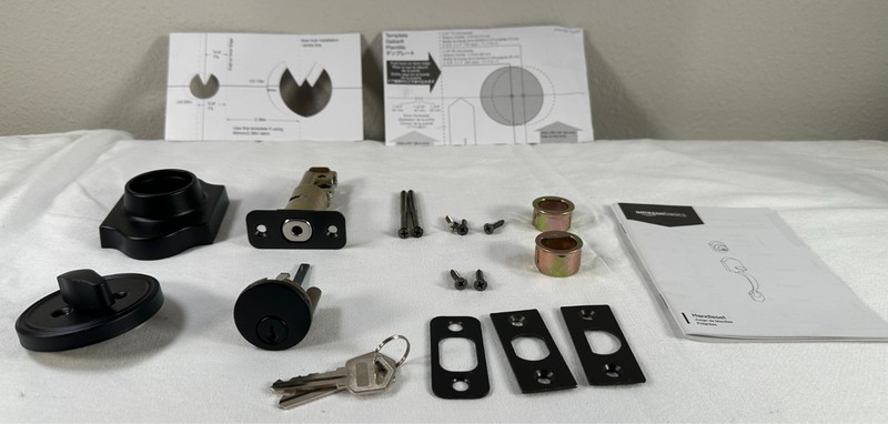 AmazonBasics Single Cylinder Deadbolt Grade-3 Security Door Lock Missing Parts gallery