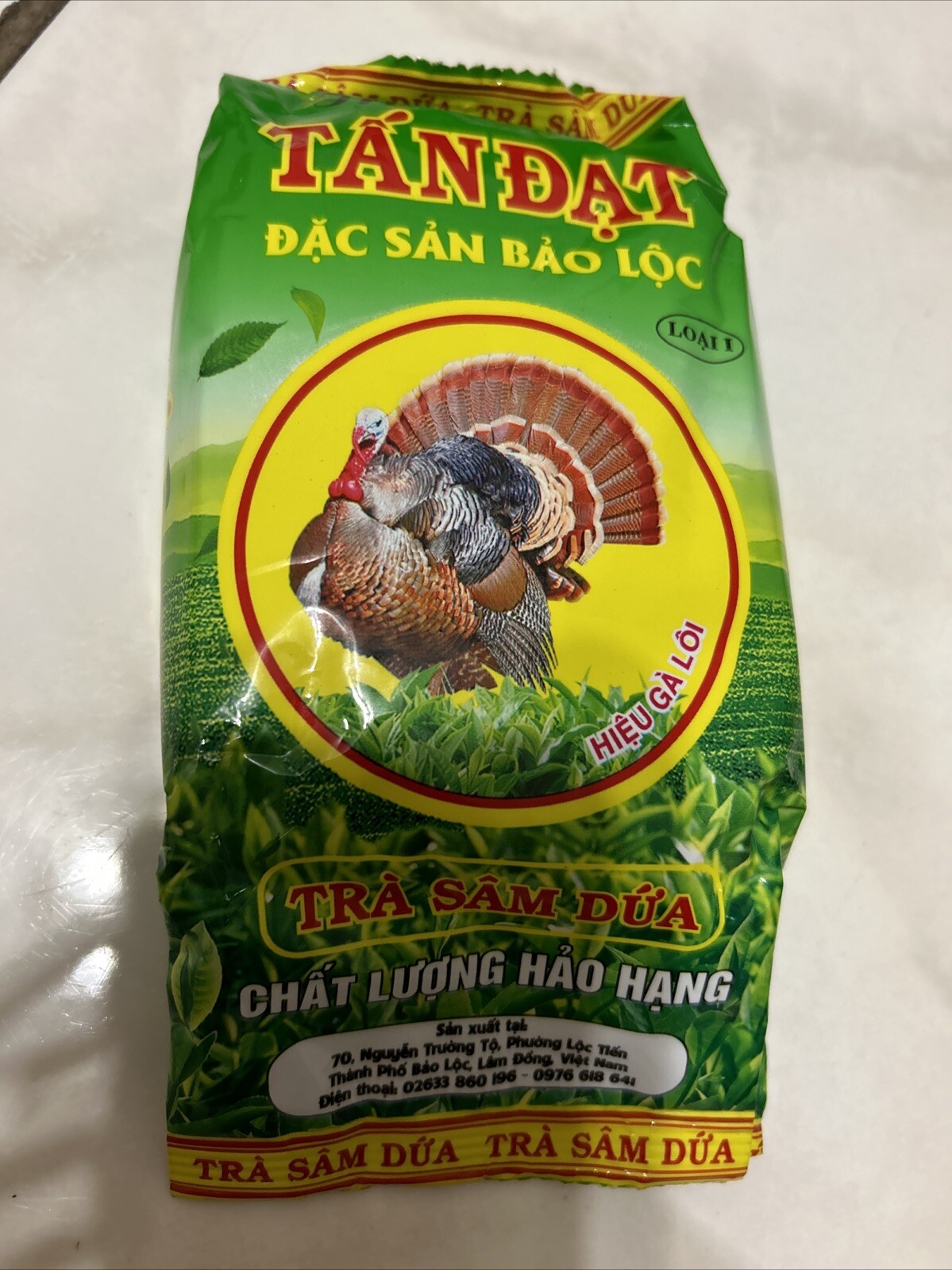 (1) Pandan Green Tea Tra Sam Dua - Tan Dat 70g Product Of Viet Nam Bao Loc gallery