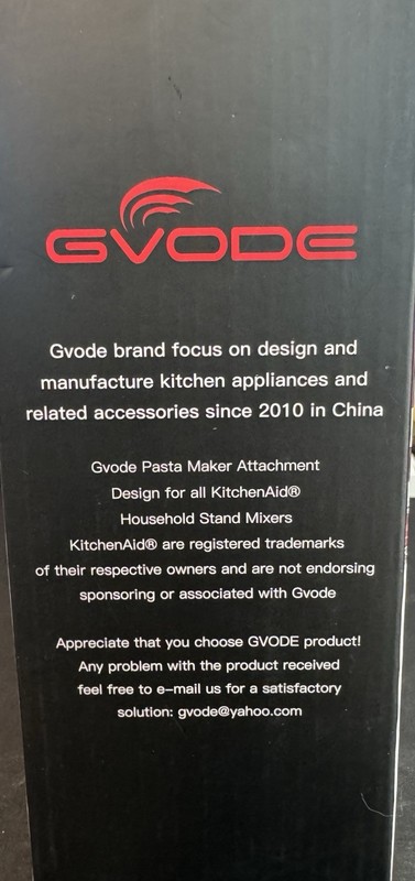 Gvode Pasta Attachment for KitchenAid Stand Mixer Stainless Steel Pasta Maker gallery