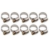 Adjustable Band Hose Clamp (9mm - 16mm/0.35" - 0.63") 10Pcs, Metal Clip gallery