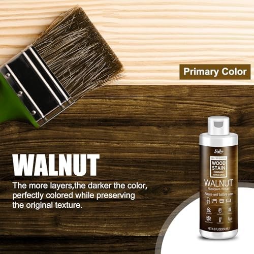 Walnut Water Based Wood Stain Varnish for Indoor & Outdoor Furniture Projects gallery