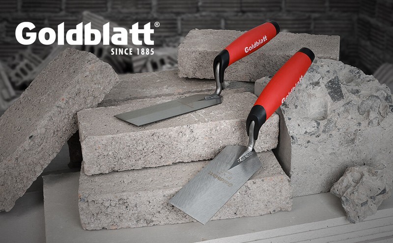 Goldblatt 2-Pack Industries Margin Trowel Set 6"X2" &5"X2" Masonry Flooring Tool gallery
