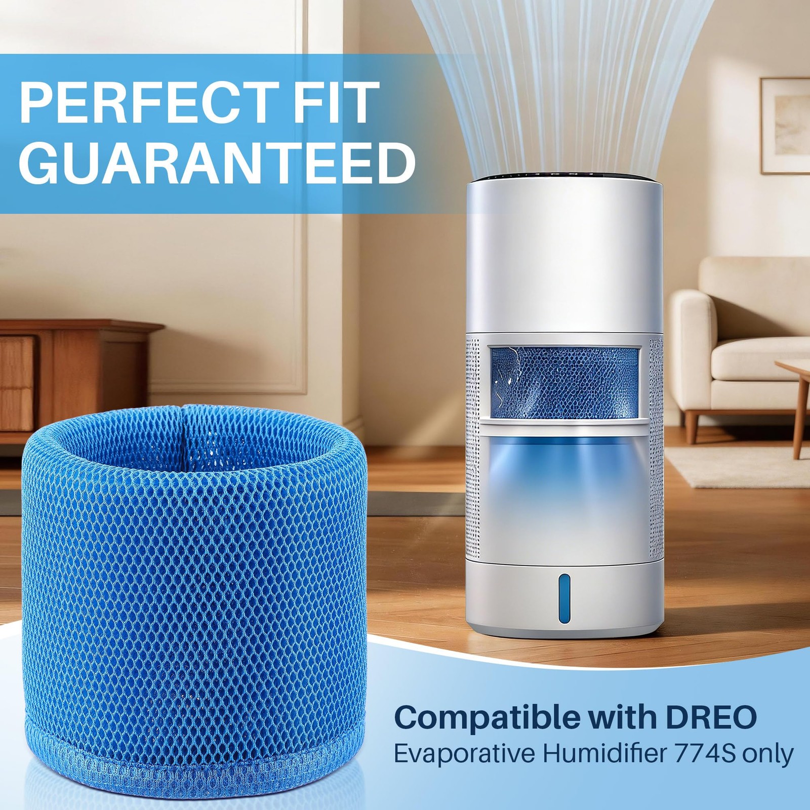 Mysora 2 Pack 774S Humidifier Wick Filter Compatible with DREO Evaporative Hu... gallery