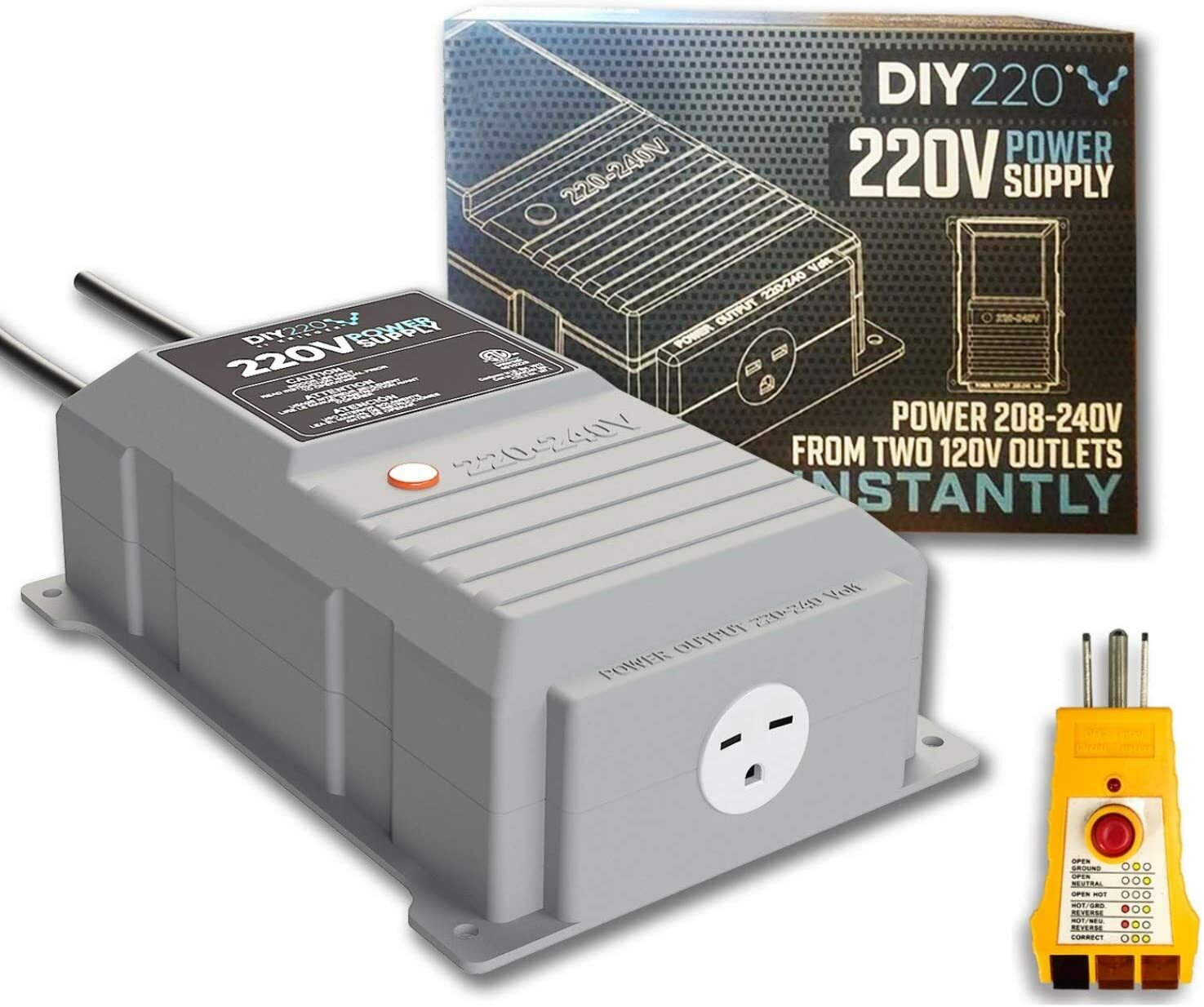 DIY220 Quick Connect 220V Power Supply, Power 208-240 Volts from Two Separate 11 gallery