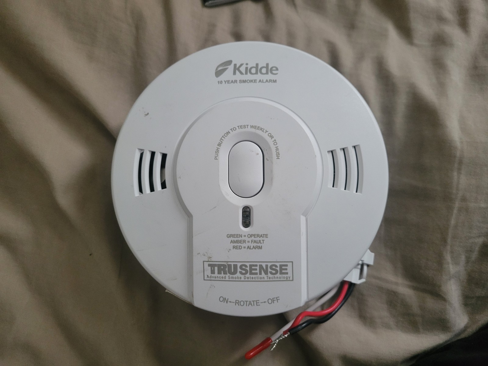 Rare Prototype Kidde Trusense 3050-VAS10 Hardwired 10 Year Smoke Alarm gallery