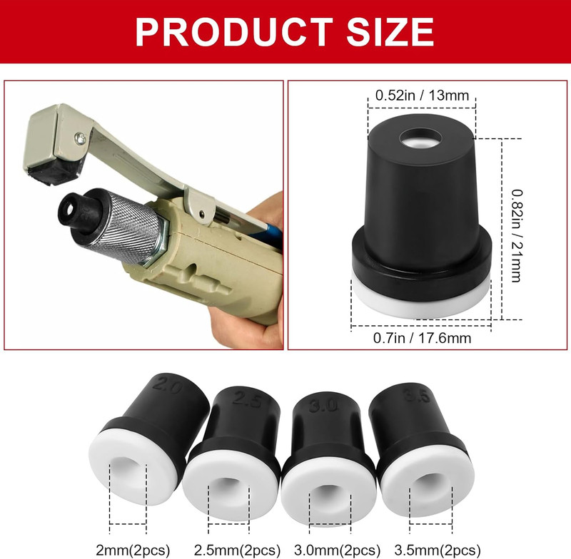 Sandblasting Nozzle Tips Kit, Abrasive Blast Sandblaster Gun Ceramic Tips 2Mm/2. gallery