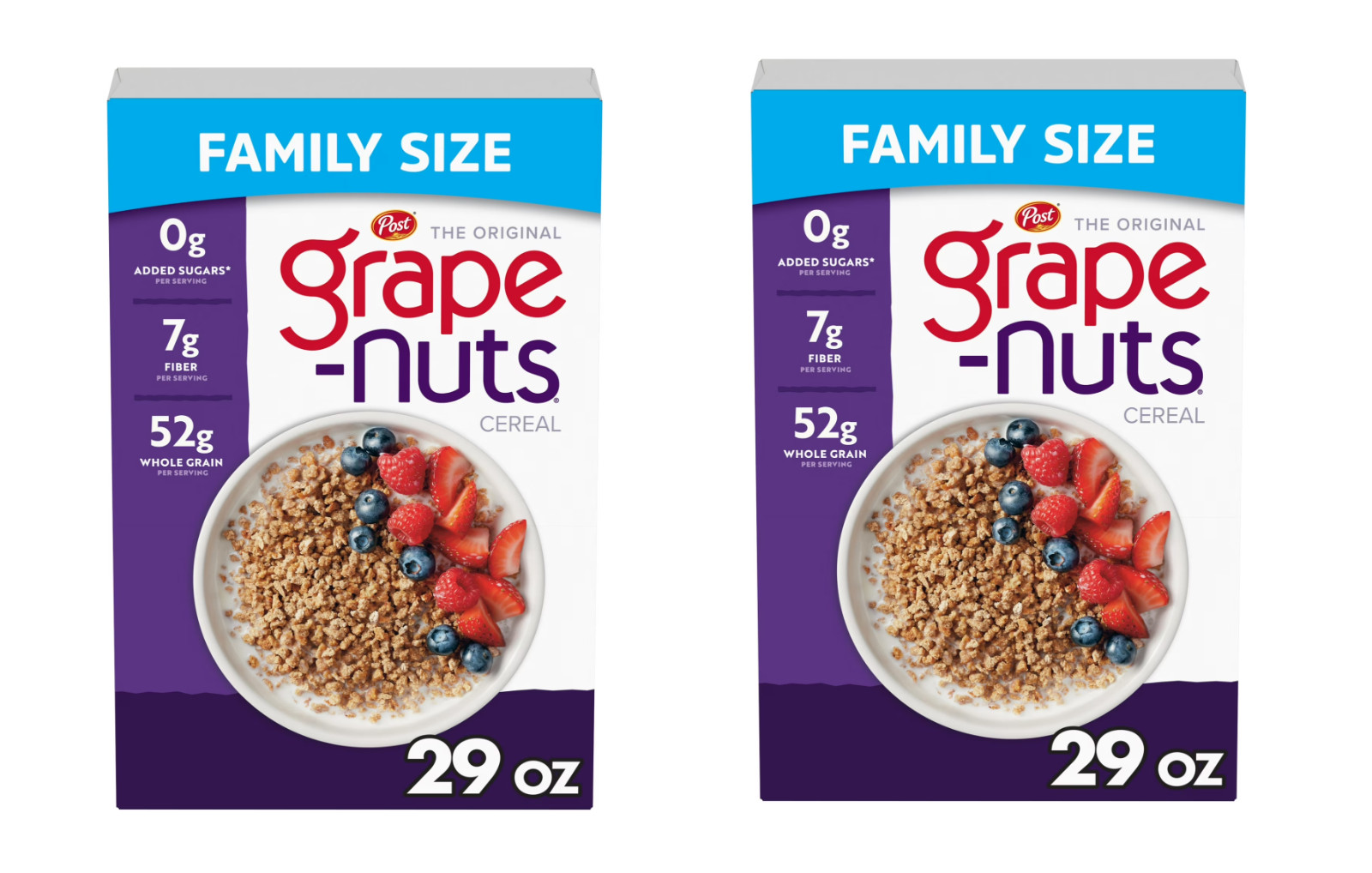 New Post Grape Nuts Original Breakfast Cereal, 29 oz (Pack of 2) gallery