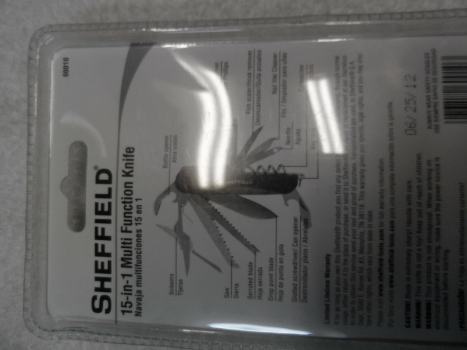 Sheffield 15-in-1 Multi Function Knife NIP - Part # 60010 gallery