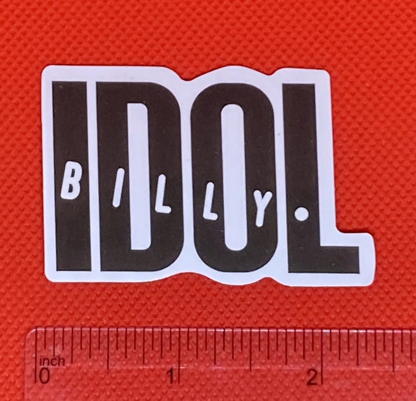 Billy Idol Logo Decal Sticker Black And White M Fast Free US Shipping! 🇺🇸 gallery