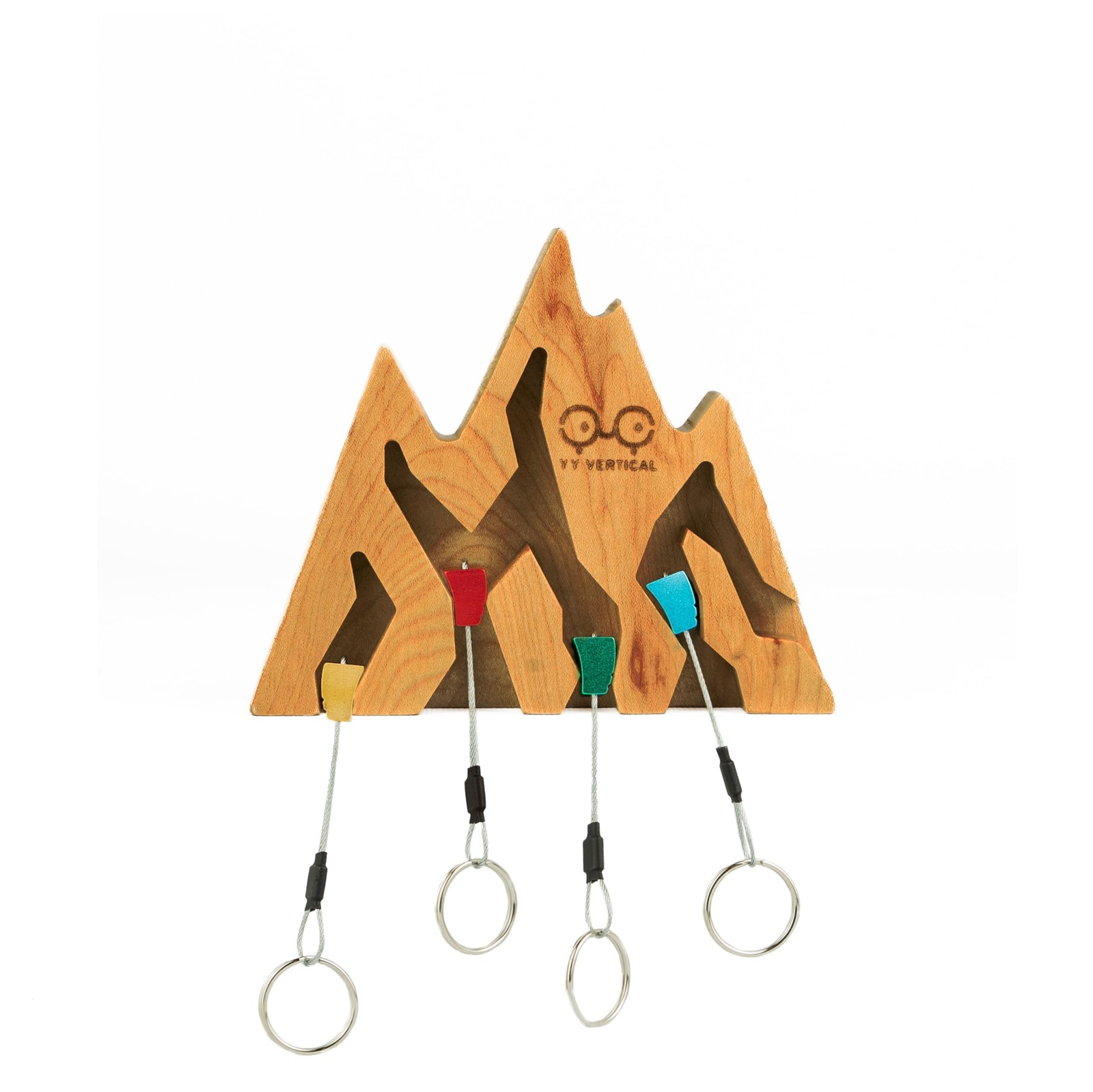 YY Vertical Mountain Decor Keyholder in Wood Wall Decor Ideal Gifts for Mount... gallery