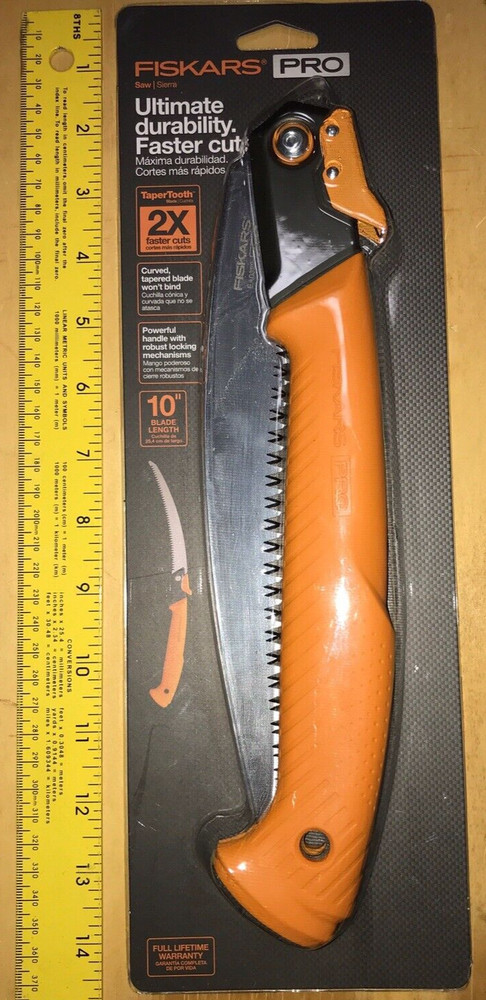 Fiskars Brands model# 394960-1001 .High Carbon Steel Blade Pruner Saw 10 in
