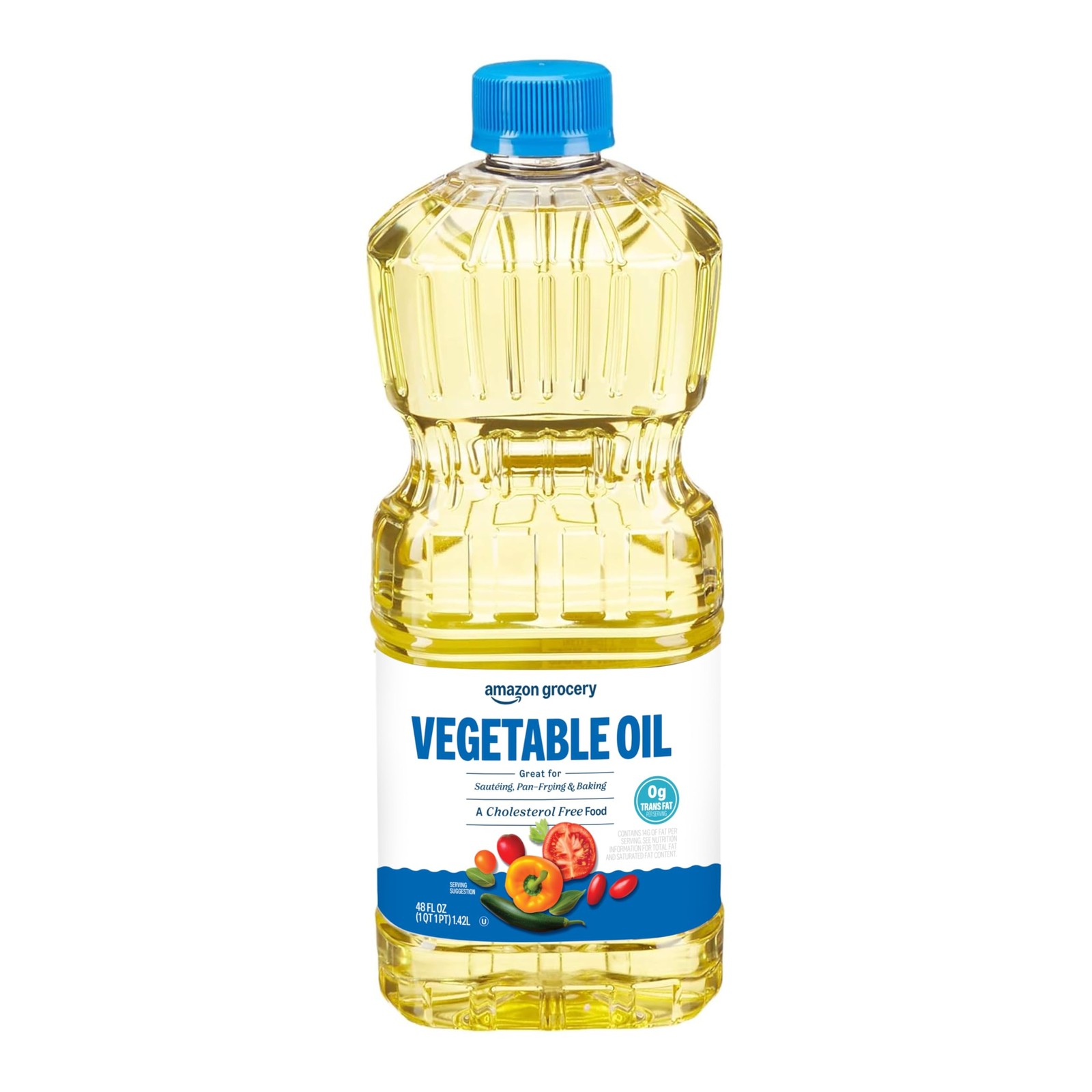 Amazon Grocery, Vegetable Oil, 48 Fl Oz 48 (Pack of 1) gallery