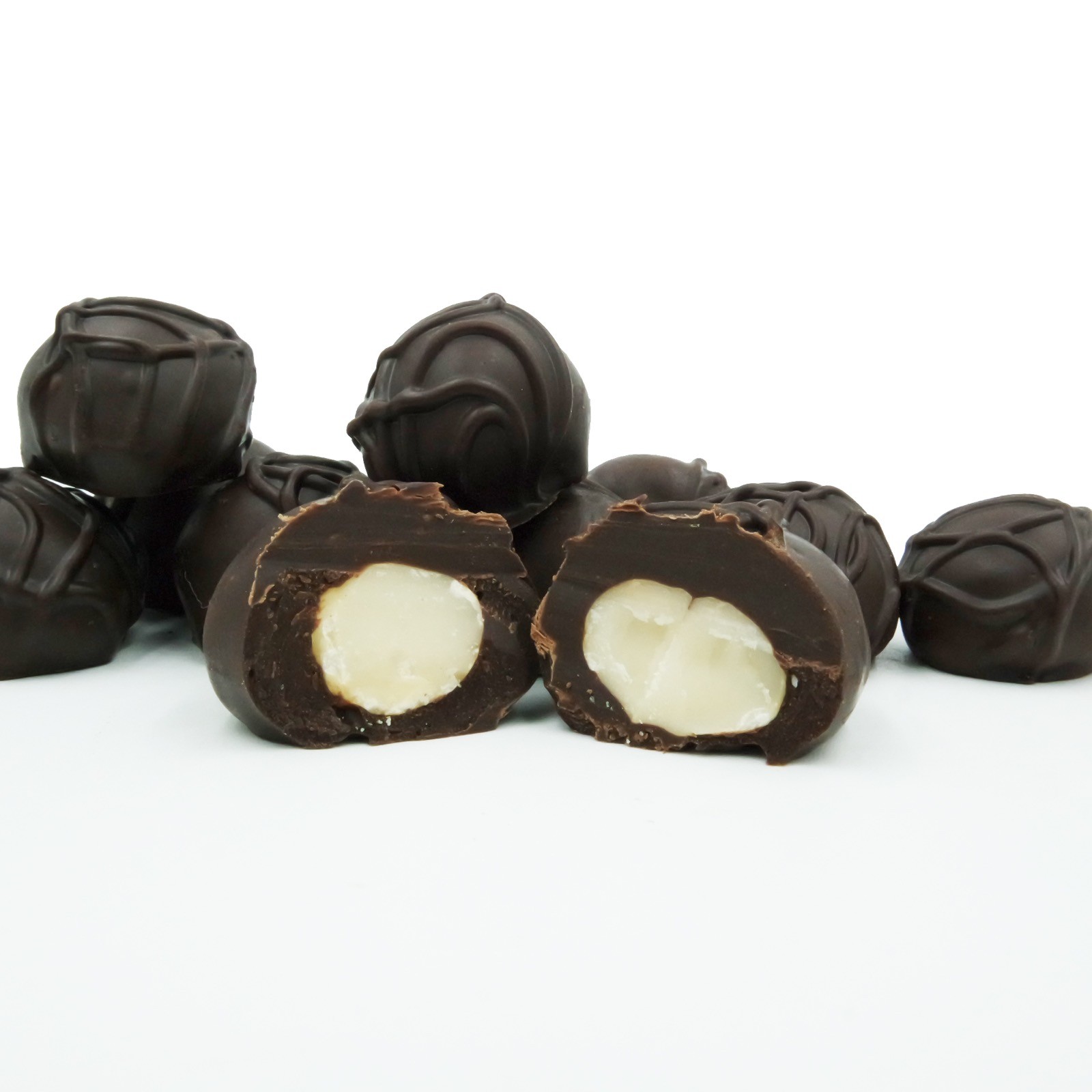 Philadelphia Candies Macadamia Nuts, Dark Chocolate Covered 1 Pound Gift Box gallery