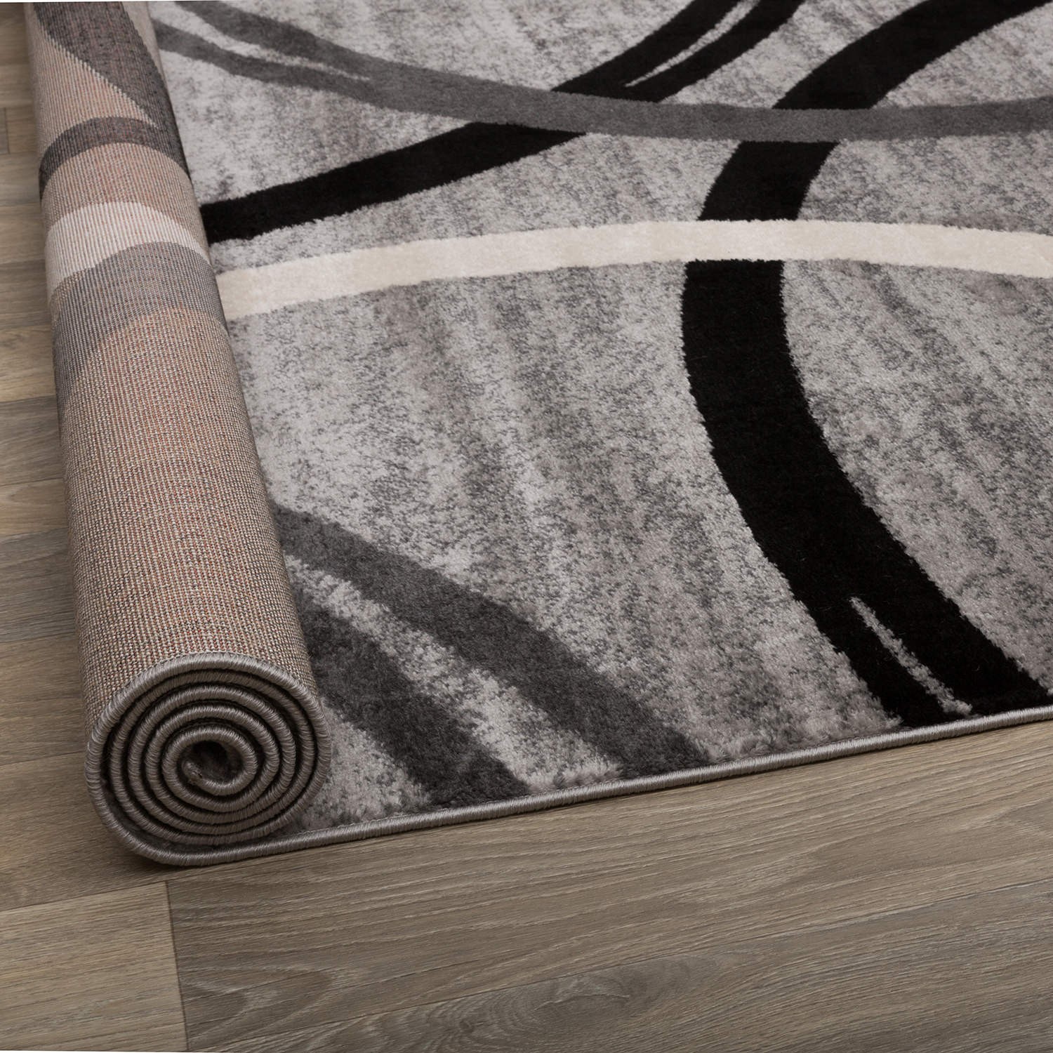 Rugshop Area Rug Modern Abstract Circles Design Rugs for Living Room Bedroom Rug gallery