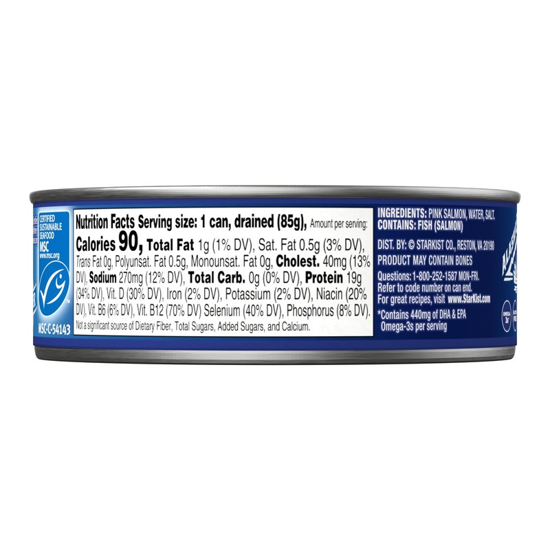 (12 Pack) StarKist Wild Caught Chunk Style Alaska Pink Salmon in Water 5 Ounce gallery