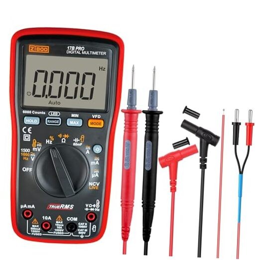 PRO True RMS Digital Multimeter Measures AC/DC Voltage and Current 17B gallery