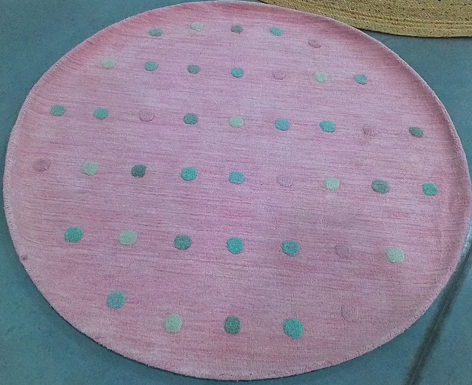 LIGHT PINK 5'-0" x 5'-0" Back Stain Rug, Reduced Price 1172776108 SFK803U-5R gallery