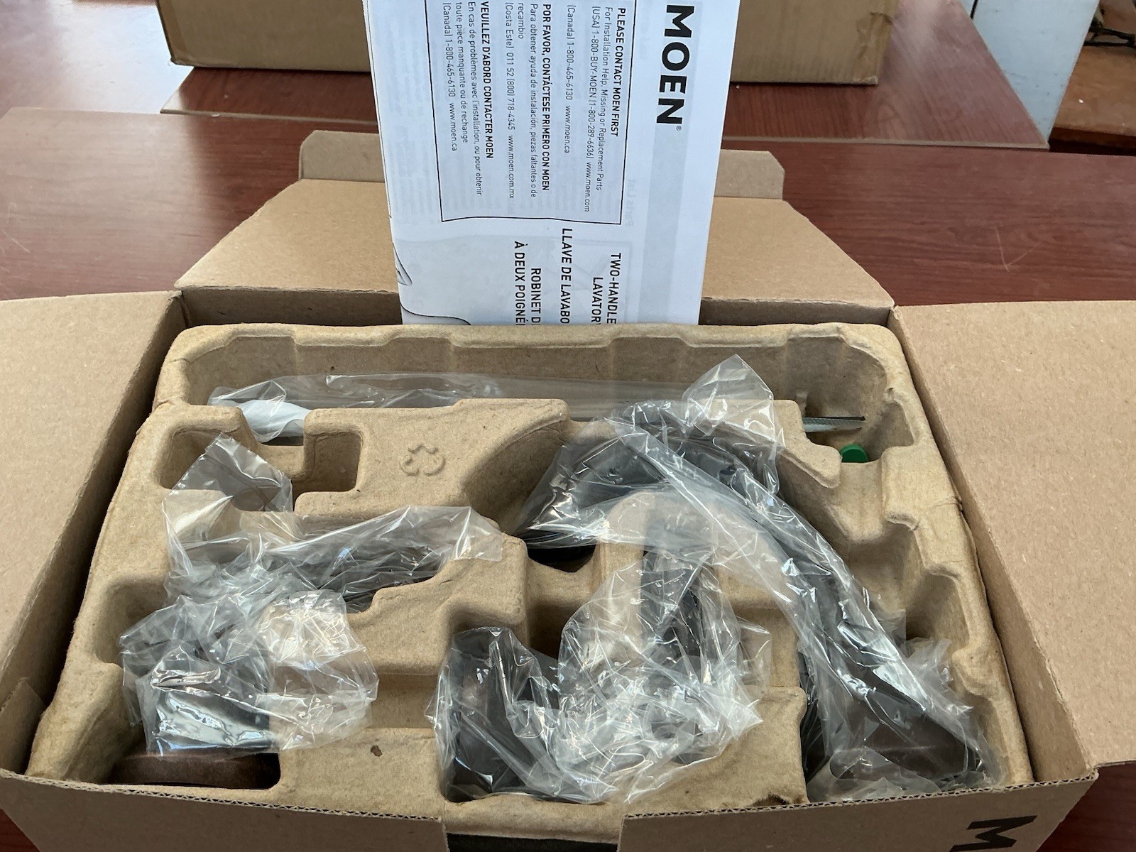 Moen Eva TV6420ORB Bath Faucet, Valve & Drain Included Oil Rubbed Bronze B124 gallery