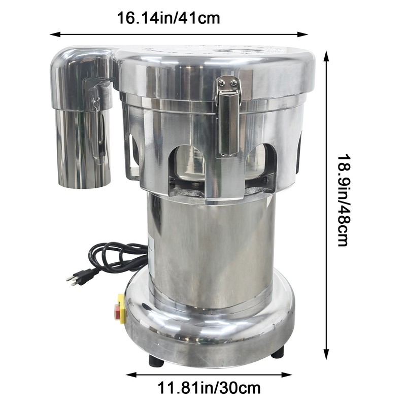 Techtongda Fruit Vegetable Juice Extractor Maker Cold Press Juicer Machine 750W gallery