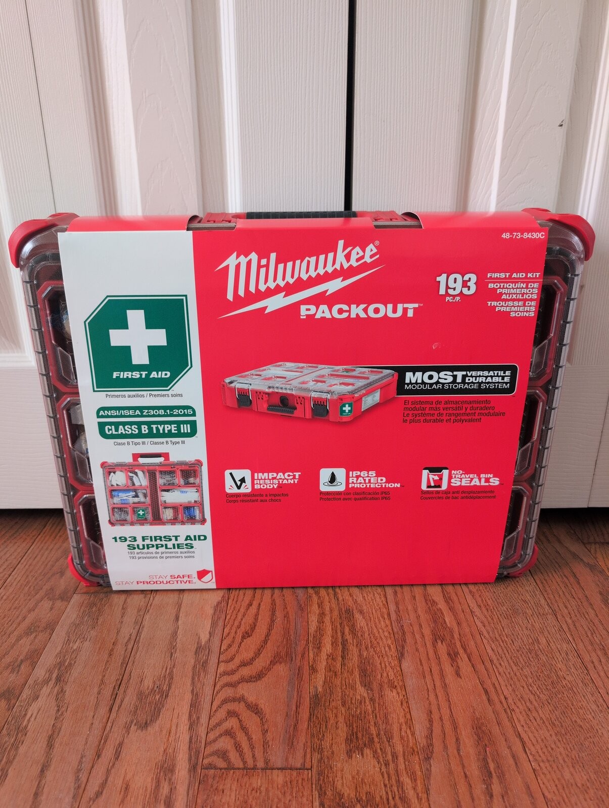 Milwaukee 48-73-8430C Impact Resistant Class B Type 3 First Aid Kit (193 Pieces) gallery