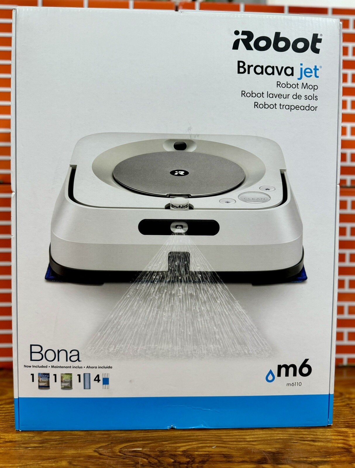 🤖iRobot Braava Jet M6 M6110 Wi-Fi Connected Robot Mop - White🤖 gallery