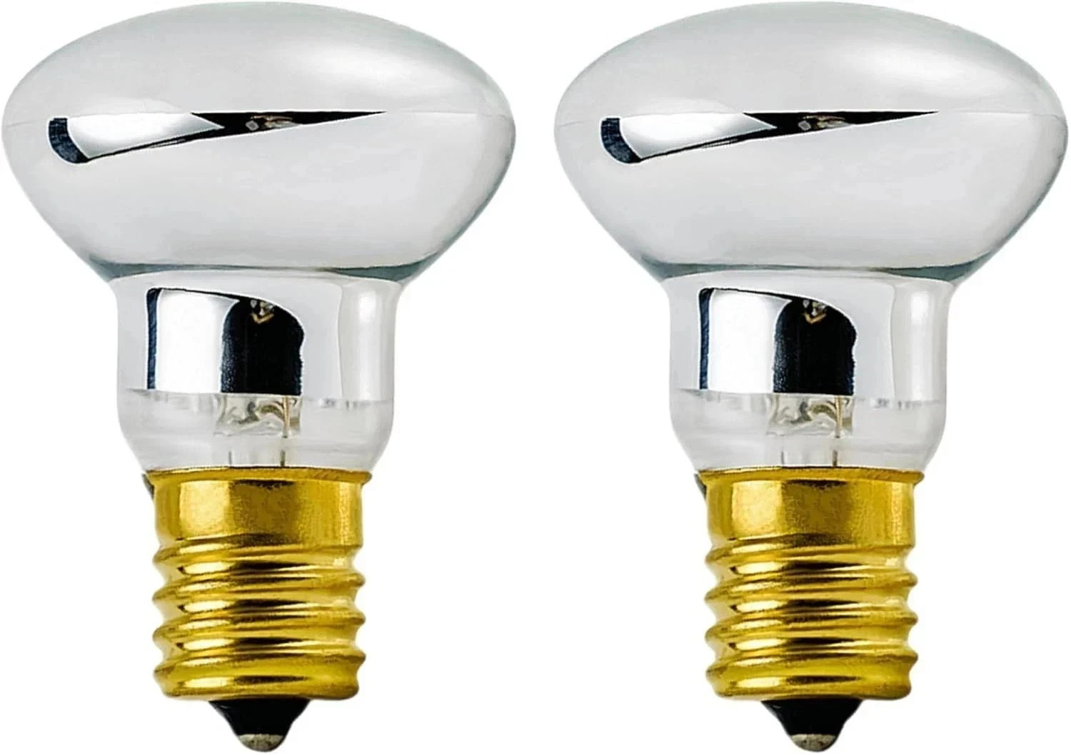 2 Pack Lava Lamp Bulb R39 E17 25W Reflector Bulbs for Bedroom and Silver NEW US gallery