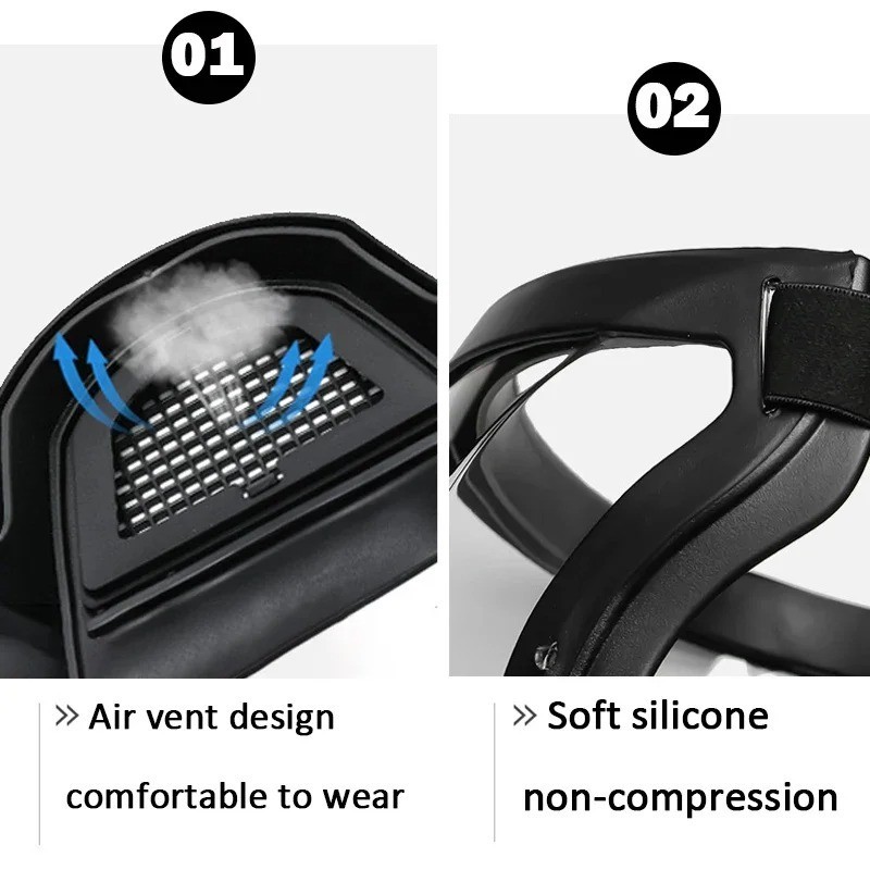1 Adjustable Full Face Shield Protector - Clear Durable Plastic, Heat & Impact R gallery