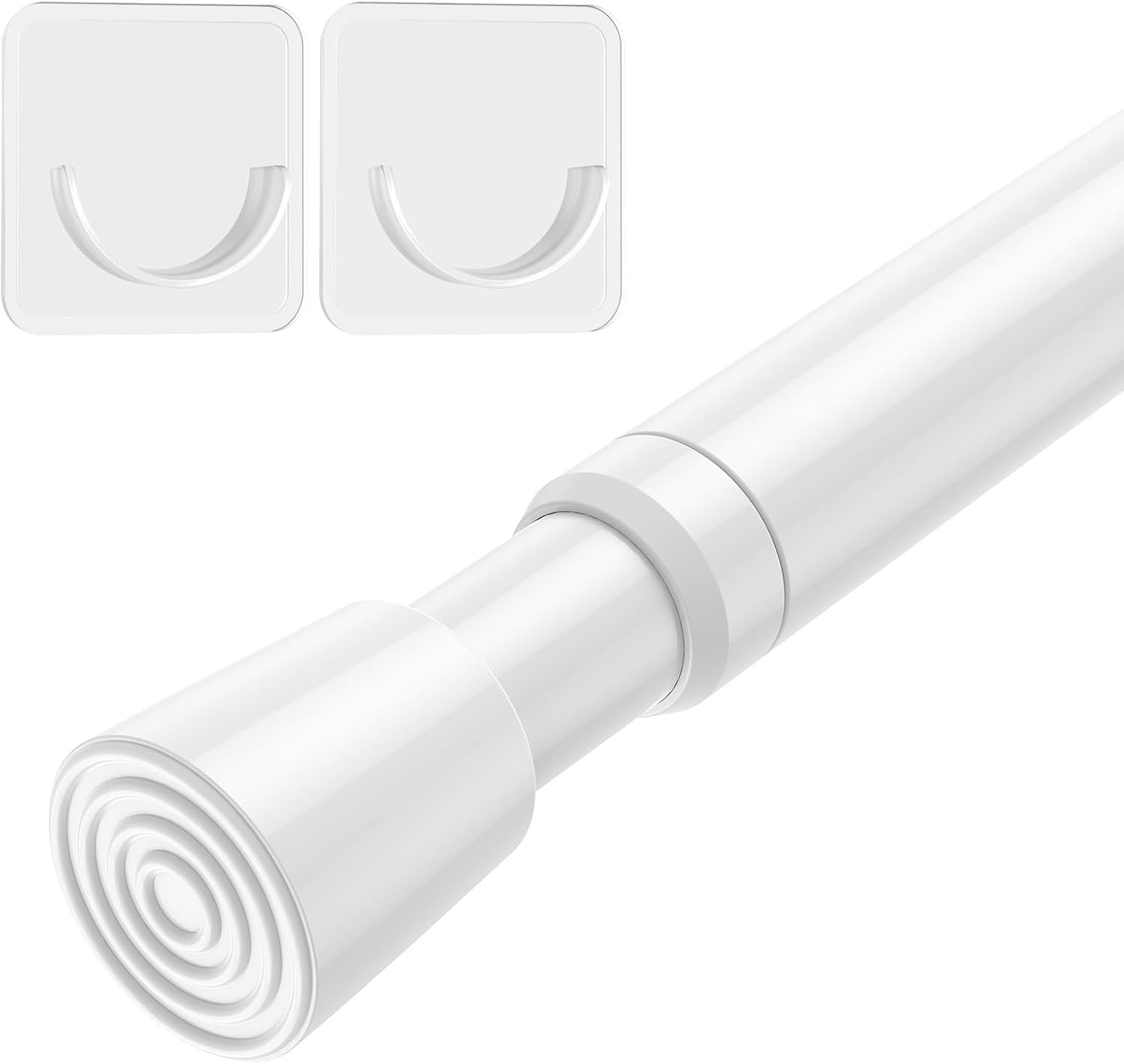 1pcs Tension Curtain Rod Spring Tension Rod Short Curtian Rods No Drilling gallery