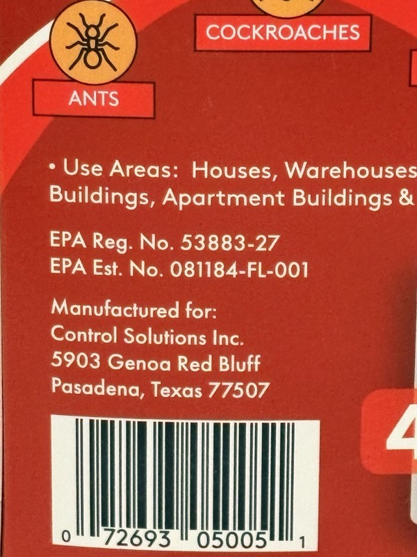 Martin’s Viper Insecticide Concentrate 25.4% - 4 Packets Roach Ants Spider Tick+ gallery