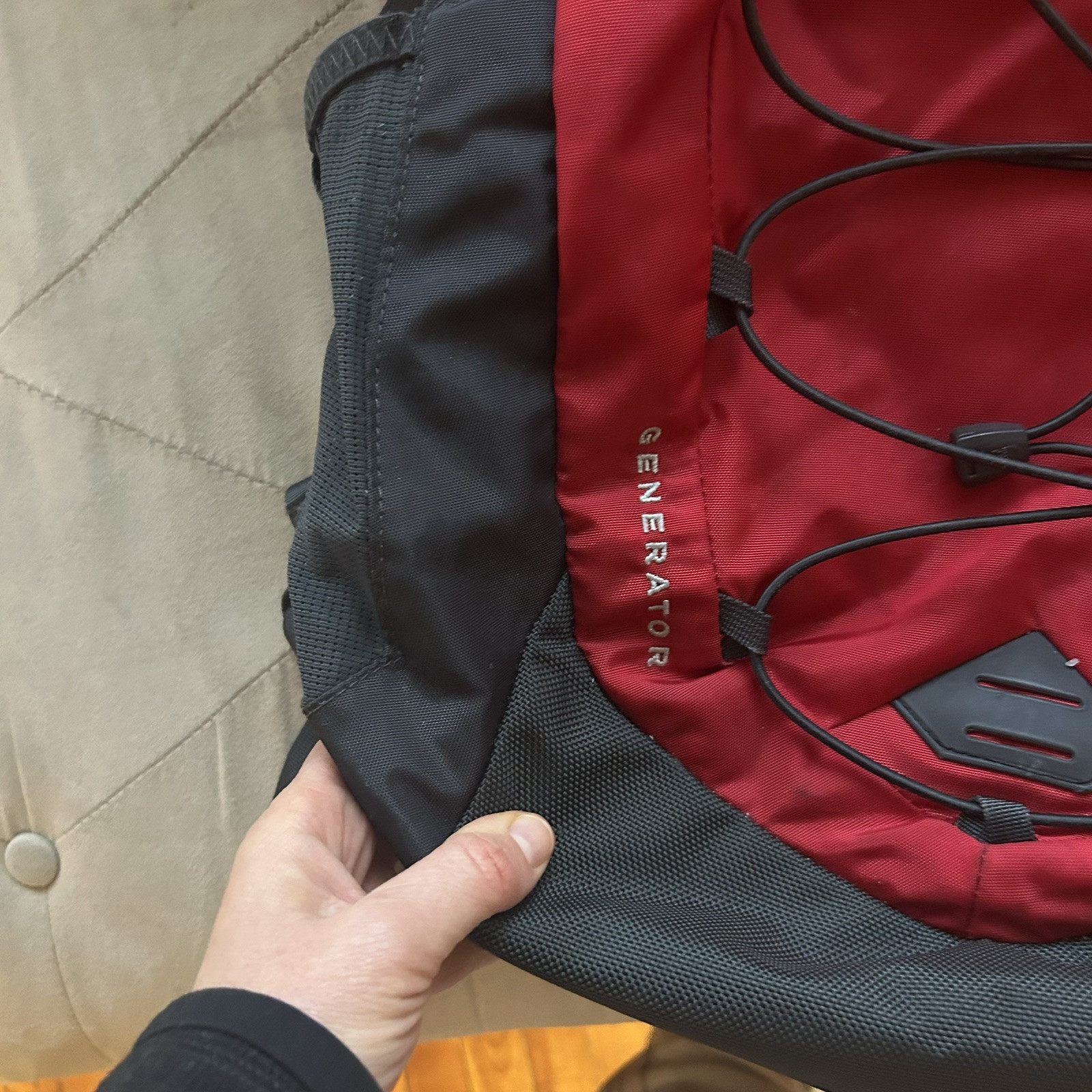 The North Face Flexvent Generator Red Padded Backpack 3