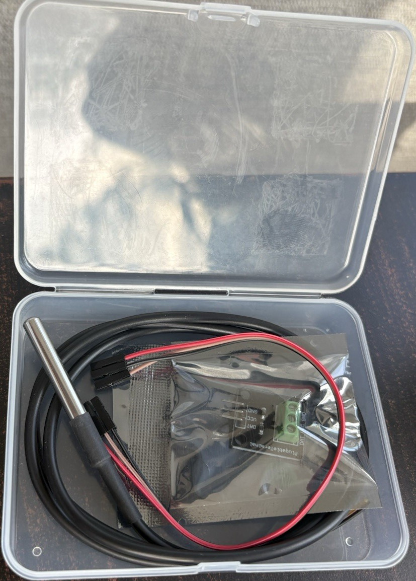 Meat Temperature Sensor Probe Kit Metal Probe Terminal Block Module, Cable, Case gallery