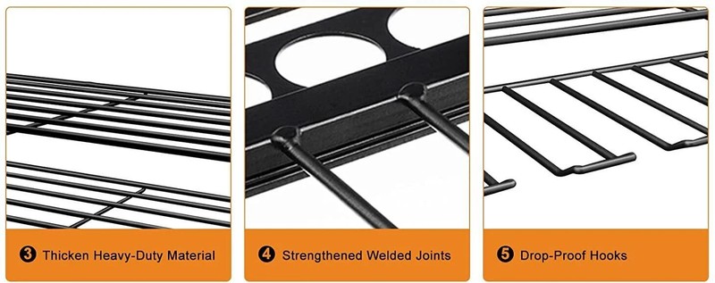 3Tiers Wall Mount Electric Drill Tool Storage Rack Power Tool Organizer w/4 Slot gallery