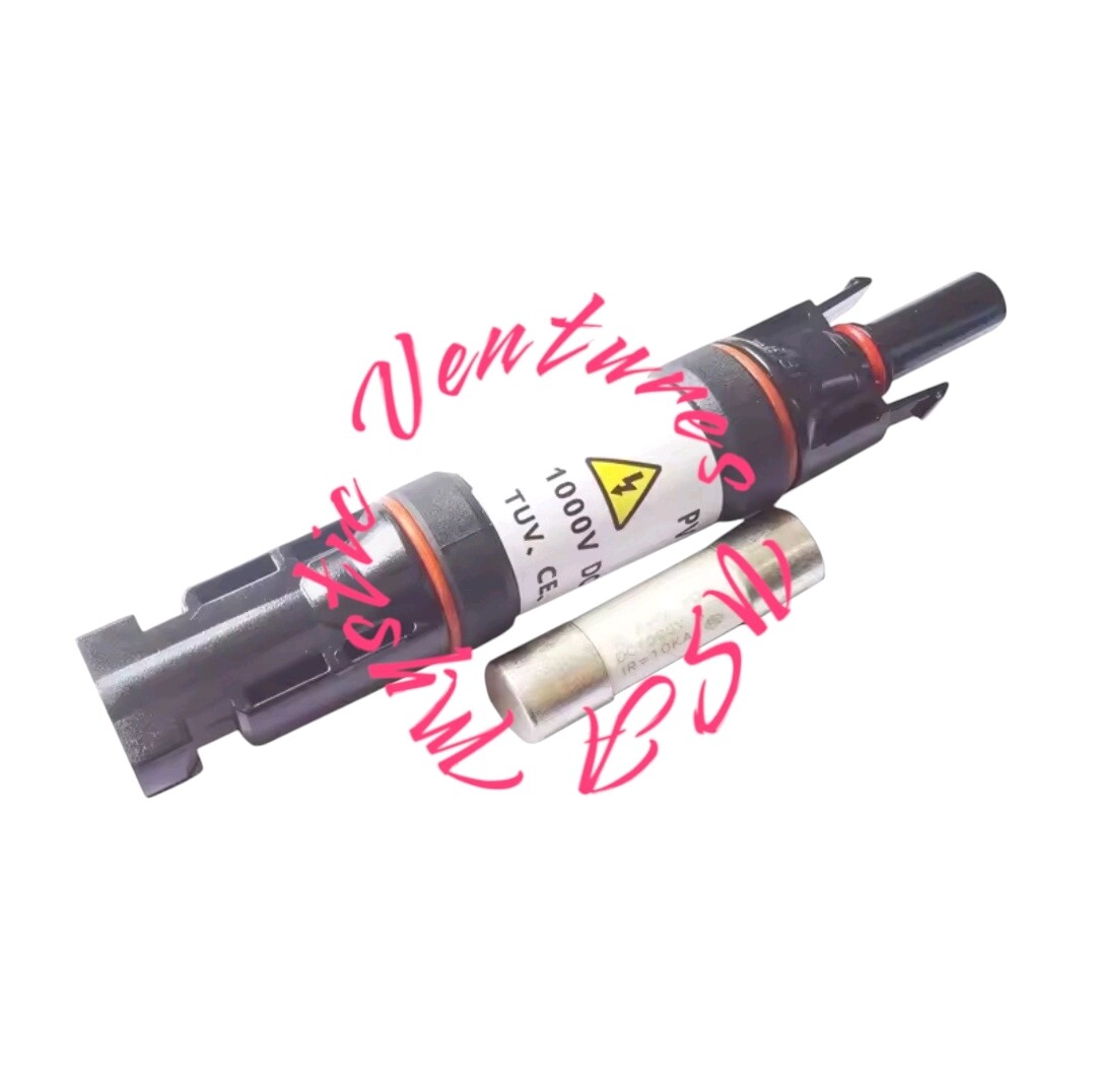 DC 1000V 15A Amp Inline Fuse And Holder Waterproof 10*38mm Solar Power PV Array gallery