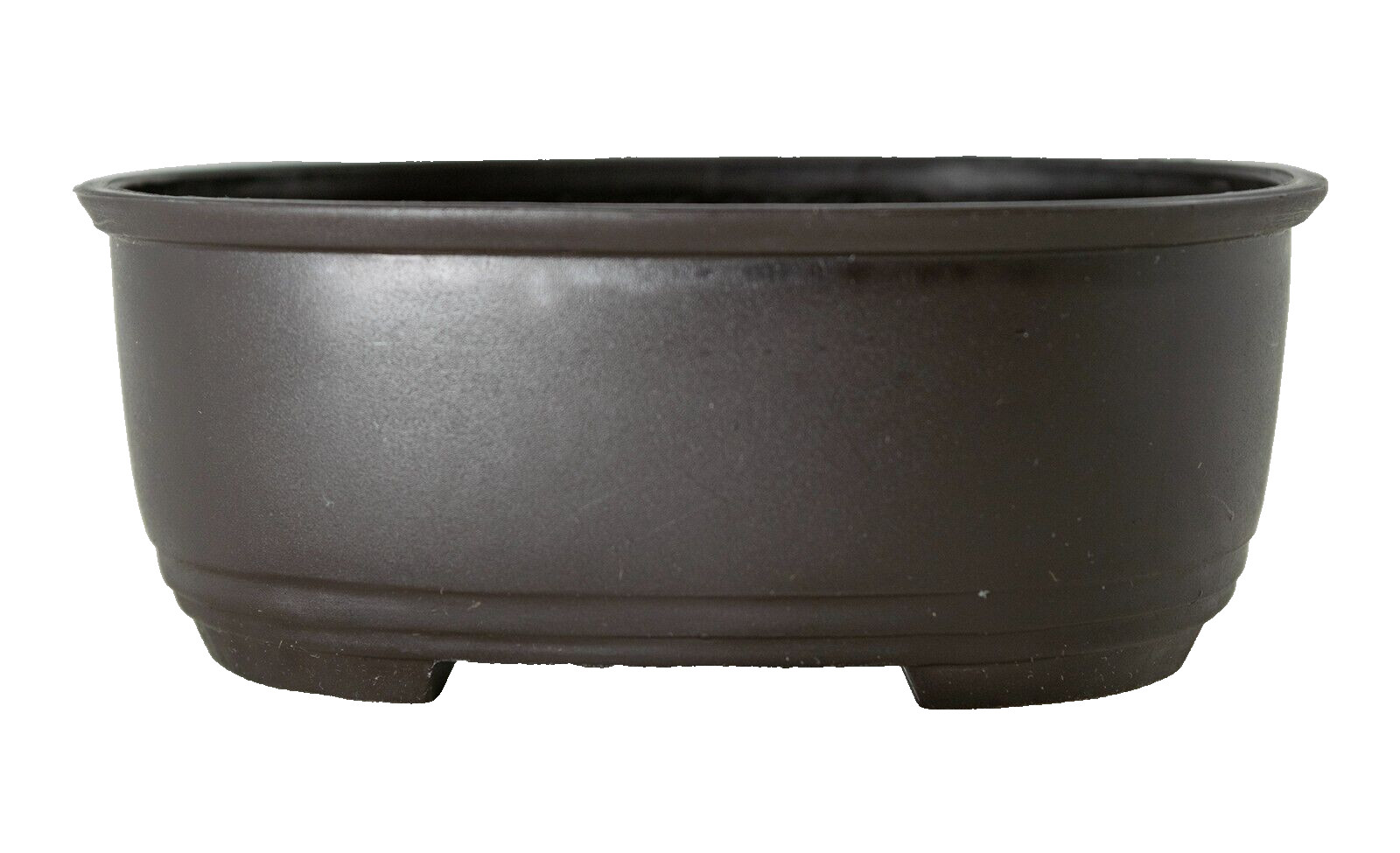 4 Japanese Oval Plastic Bonsai Pot, Cactus & Succulent Planter 5.25"x 4.25"x 2" gallery
