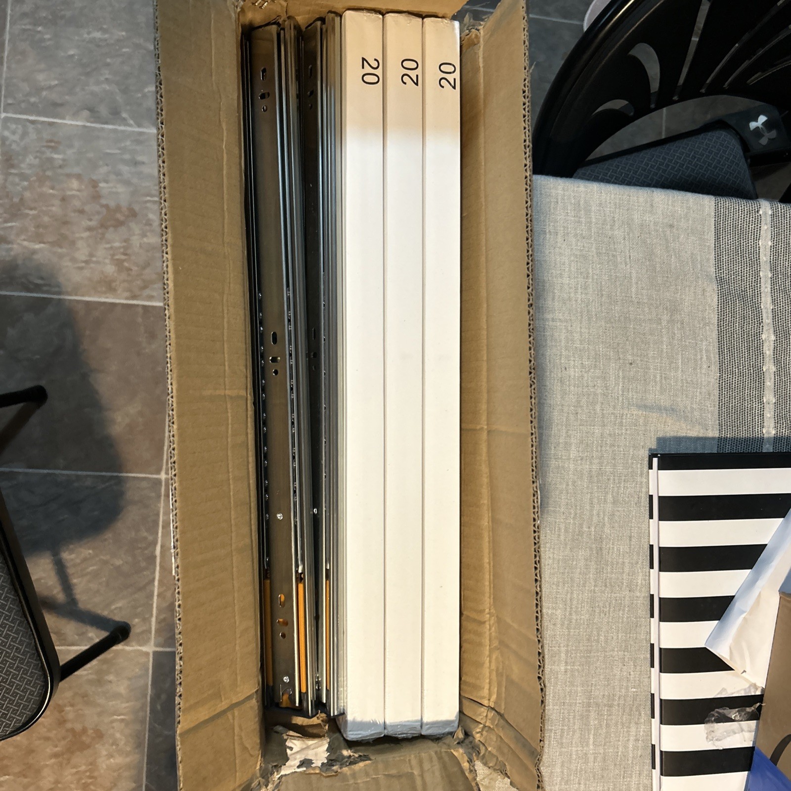 4 Pairs 20 Inch Soft Close Drawer Slides gallery