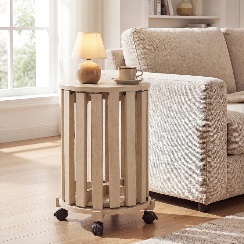 Stackable Stools Set of 4 w/Rolling Base Locking Casters for Kitchen Apartments gallery