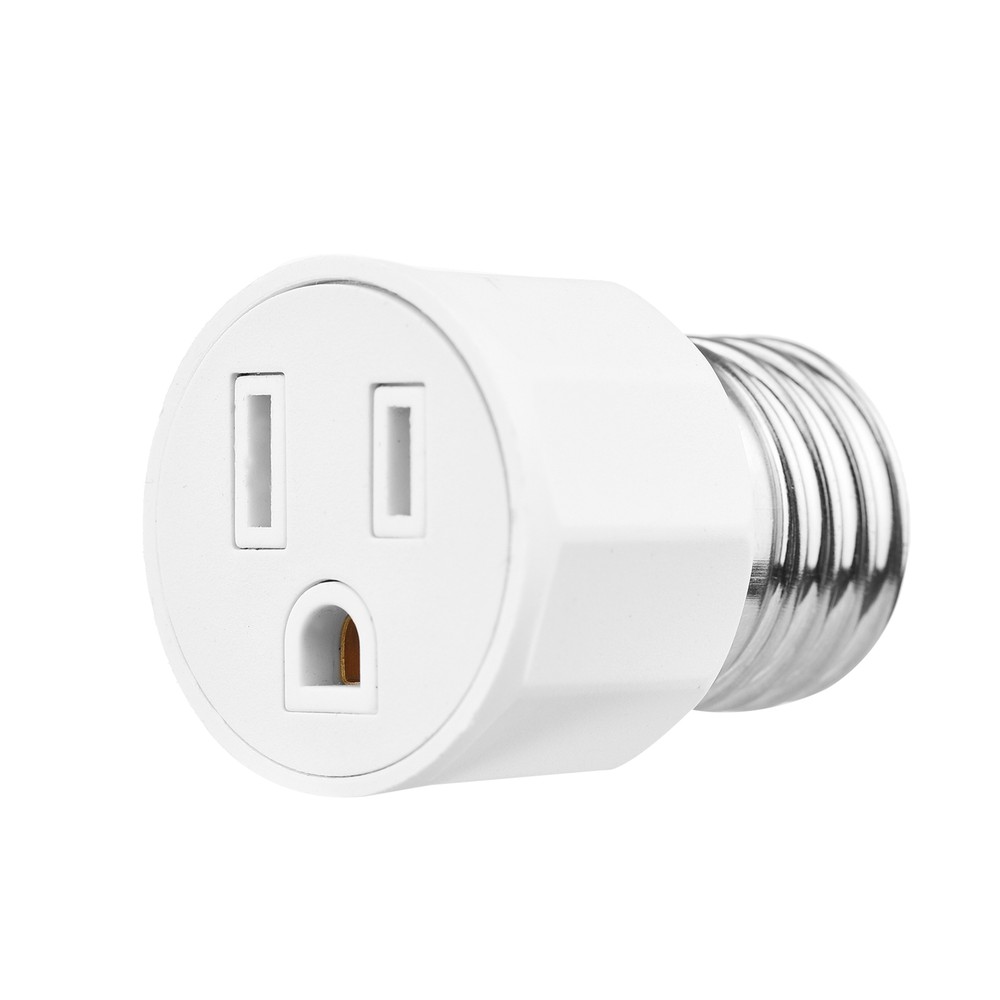 E26 E27 Socket 2 or 3 Prong AC to Socket E27 U8G0