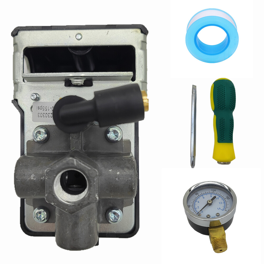 Pressure Switch For Condor MDR 11/11 EA 26 AMPS 120/240 Volts 120-155 PSI w/Tool gallery