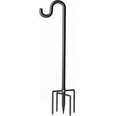 46″ Shepherds Hooks for Outdoor Bird Feeder Pole With 5 Prong Base Adjustable