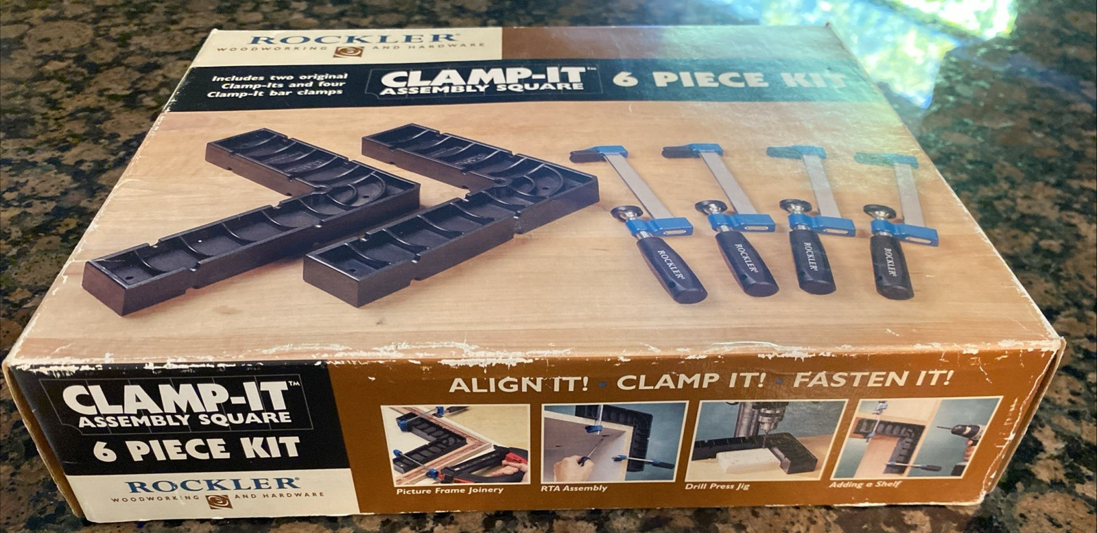 Rockler Clamp It! Six Piece Assembly Square Kit gallery