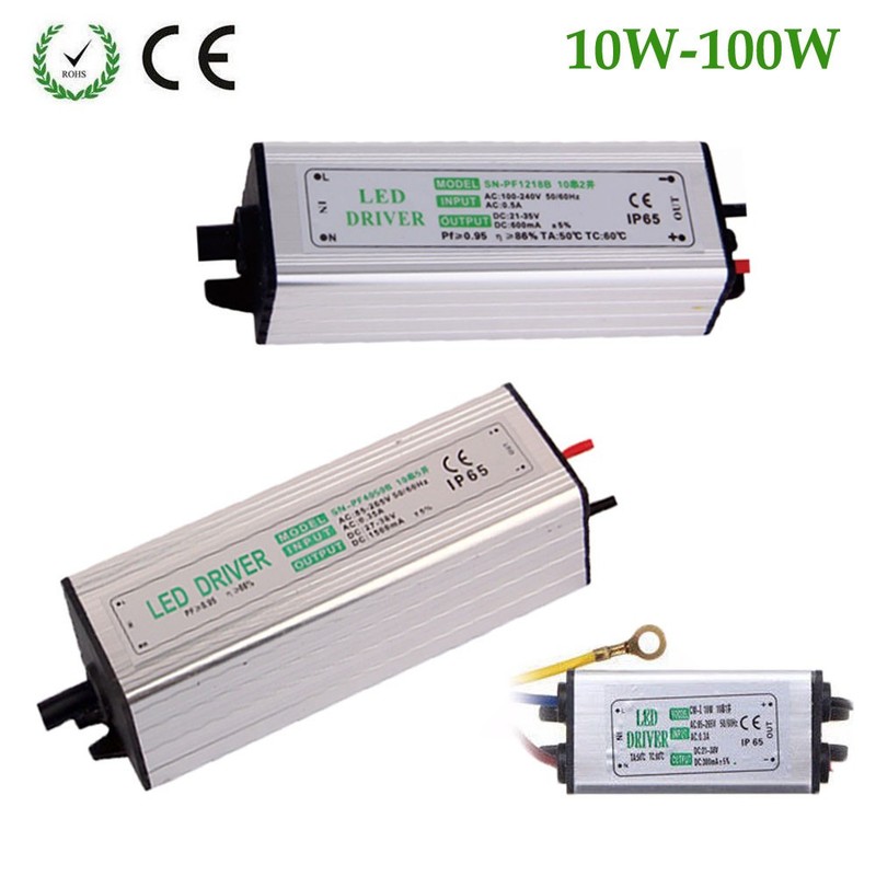 LED Driver Power Supply Transformator 10W 20W 30W 50W 70W 100W AC85-265V gallery