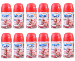 12 Wizard Automatic Spray Refills Peppermint Twist Scent Each 5 oz (See Note)