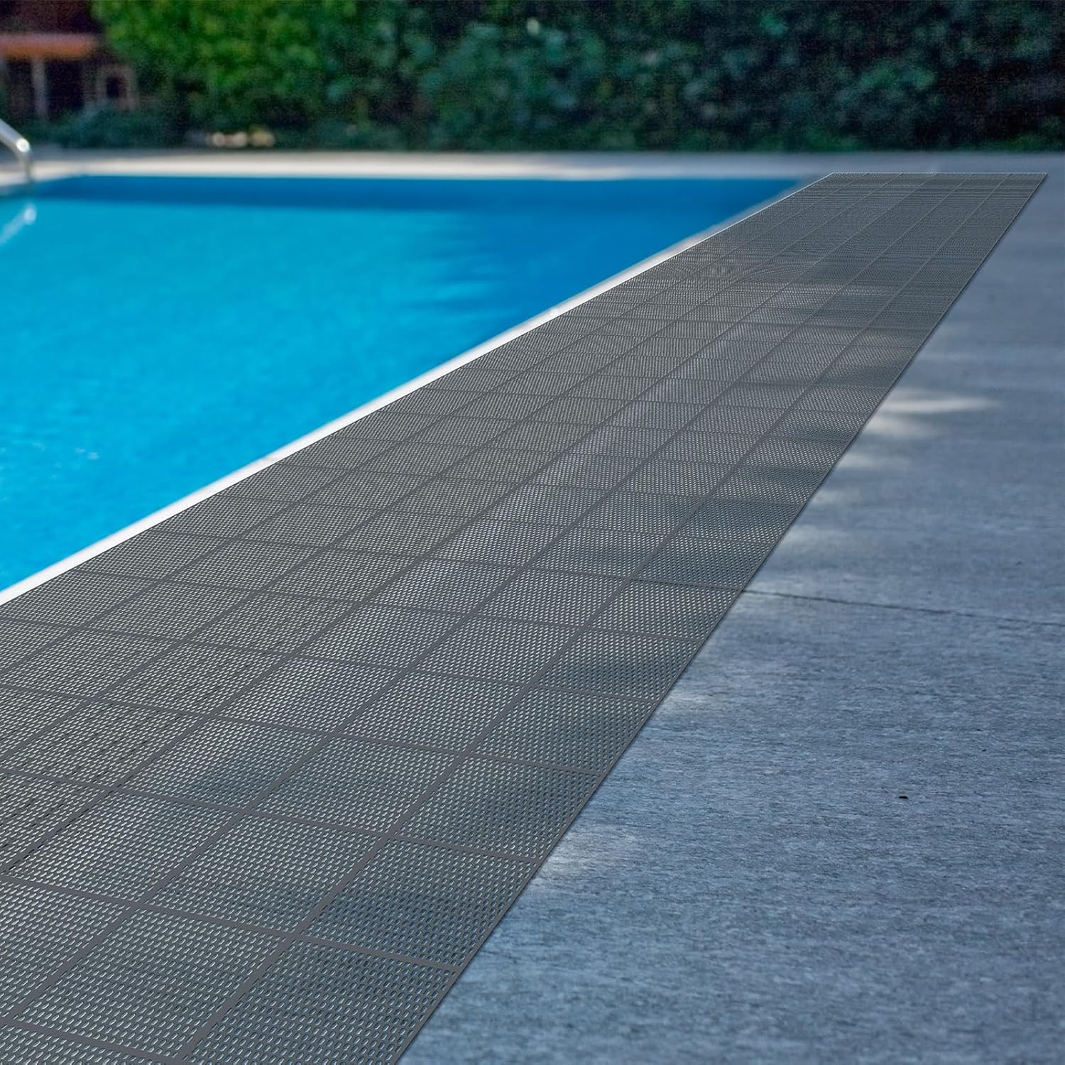 Pool Mat Non Slip Drainage Mats Swimming Pool Floor Deck Mats Rugs PVC Splash Me gallery