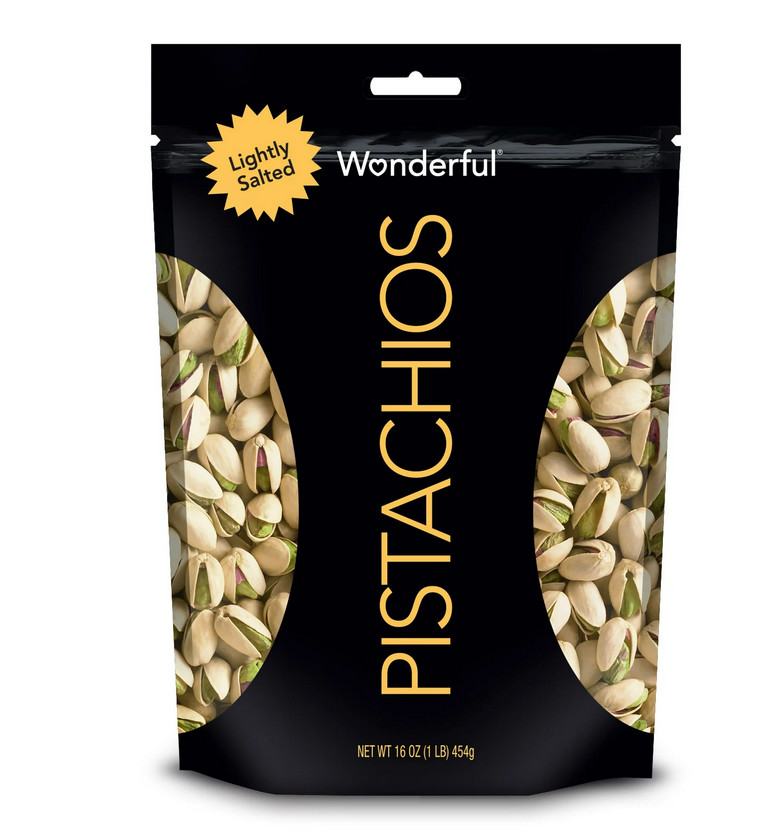 Wonderful Pistachios, In-Shell Roasted & Lightly Salted Pistachios, 16 Ounce Bag gallery