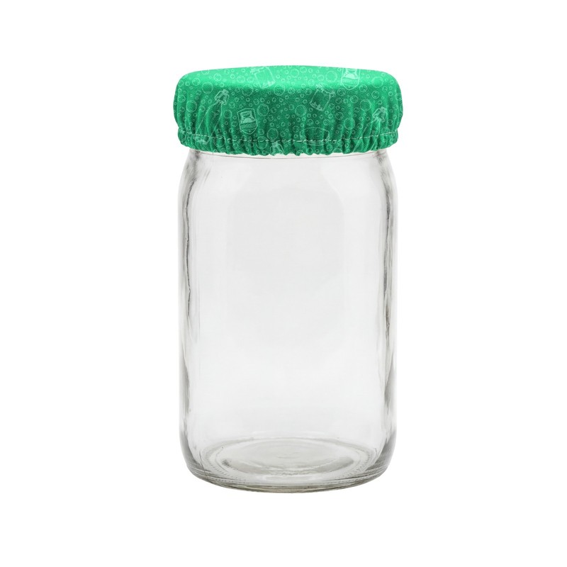 Fermentaholics Breathable Mason Jar Cloth Covers for Fermentation – Green 4 Pack gallery