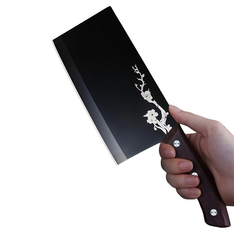 Chef Cleaver Razor Sharp Blade Chopper Knife Ergonomic Handle Meat Kitchen Knife gallery