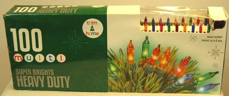2 String Sets ~ Each 43 Ft w/ 100 Superbright Multi Christmas Lights TRIM-A-HOME gallery