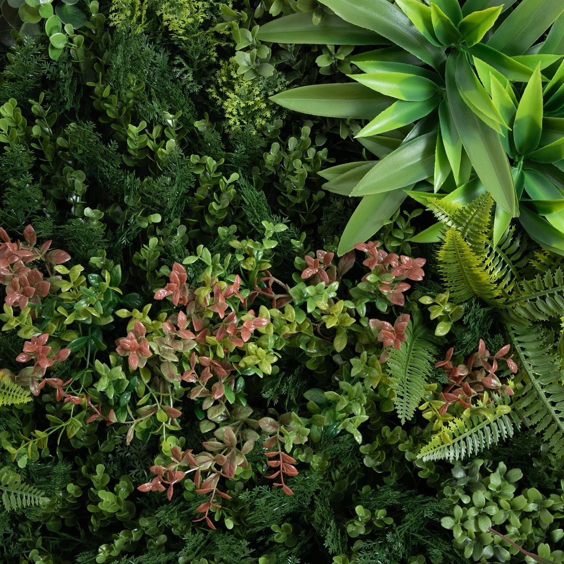Artificial Fern & Boxwood Wall Decor Arrangement, Green 38" Floral & Garden gallery