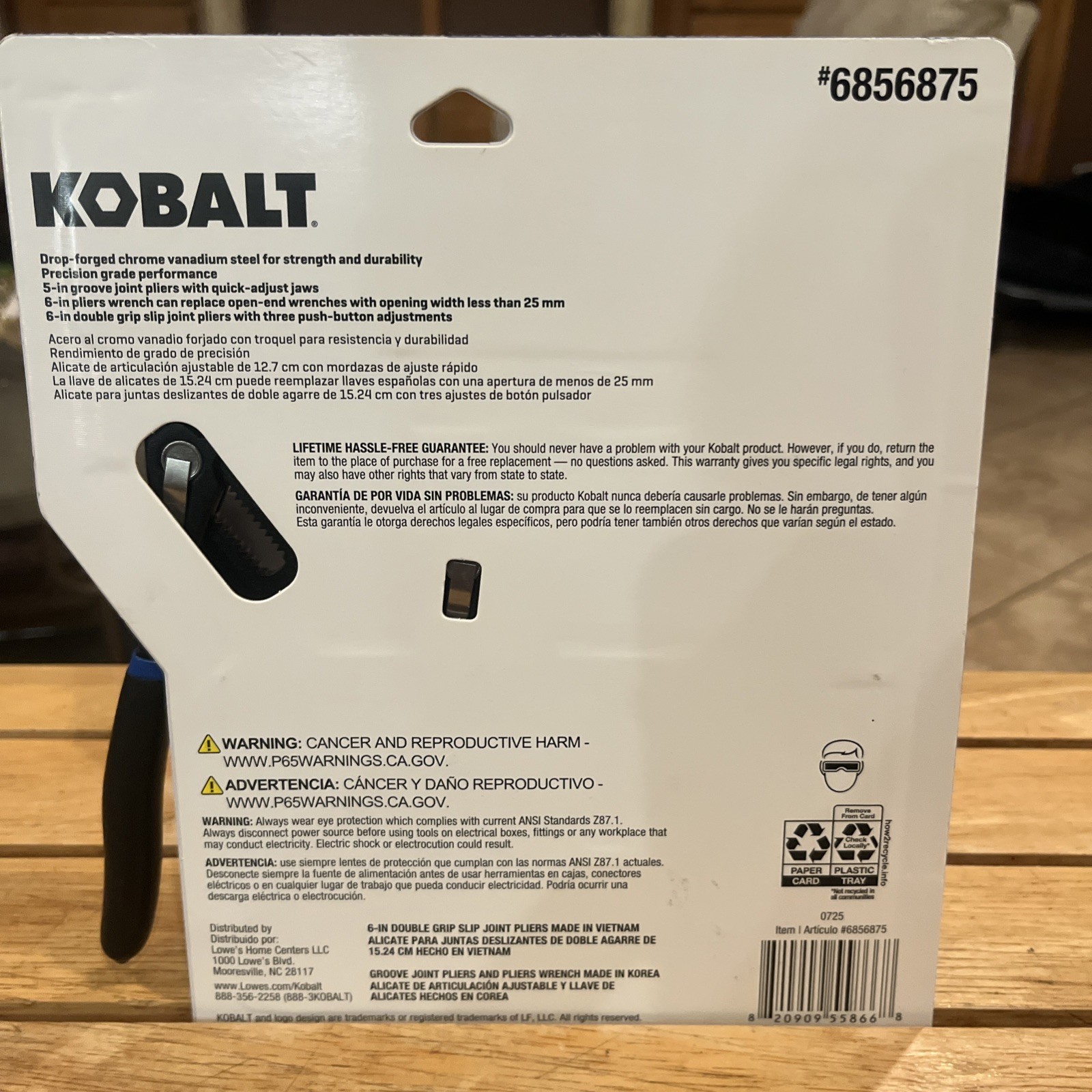 Kobalt Mini Small Pliers 3 Pc. Set Cobra & TwinGrip Style & Parallel Jaw Pliers gallery