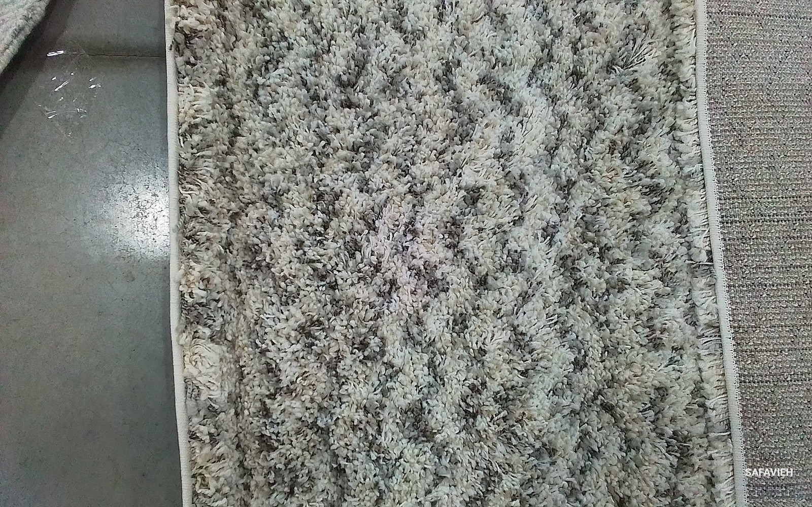 IVORY / GREY 6'-0" x 9'-0" Back Stain Rug, Reduced Price 1172793753 SGH330A-6 gallery